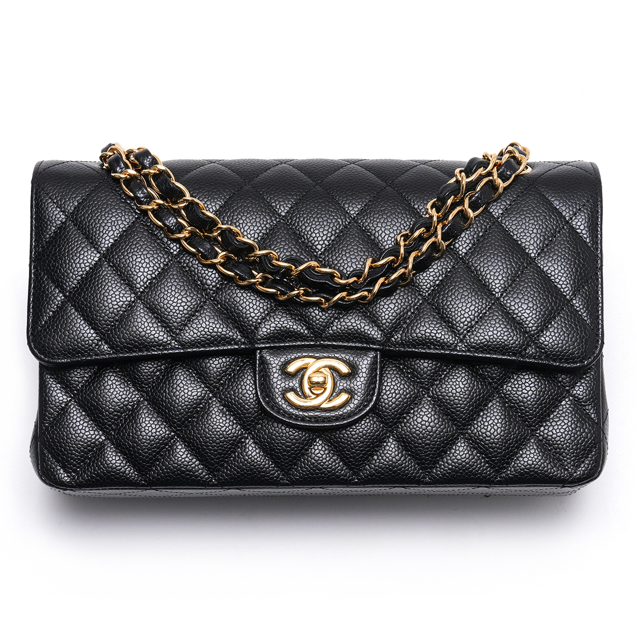 CHANEL(USED)샤넬 캐비어 클래식 미듐 플랩백