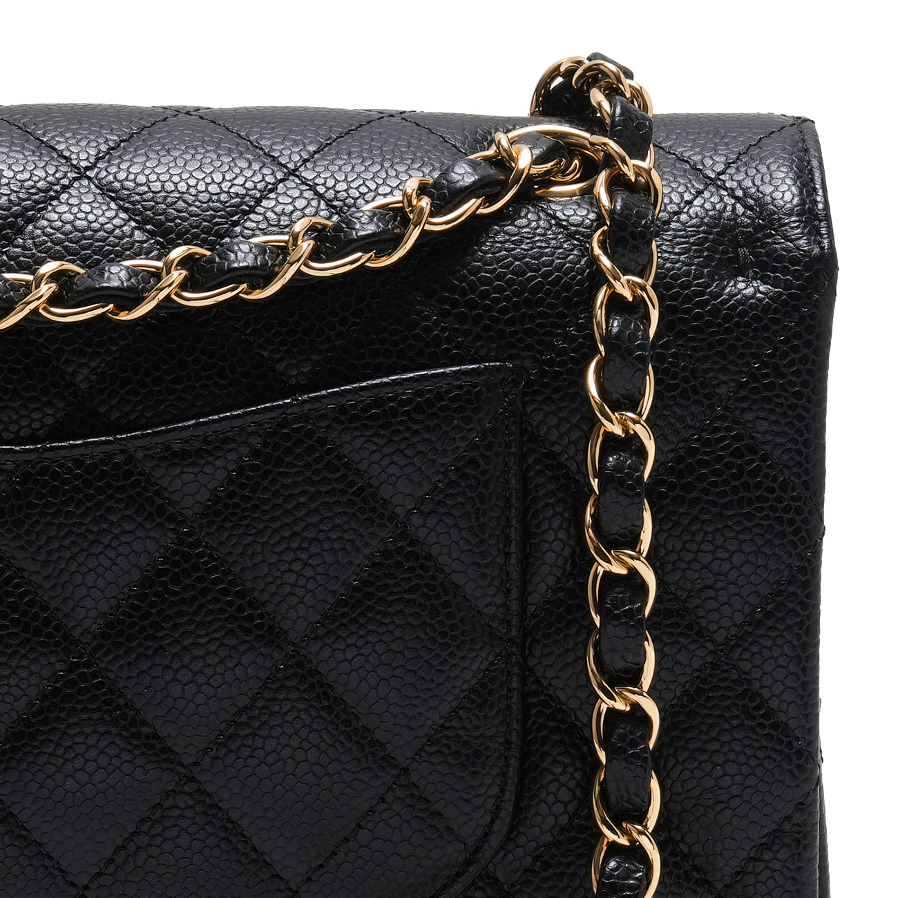 CHANEL(USED)샤넬 캐비어 클래식 미듐 플랩백