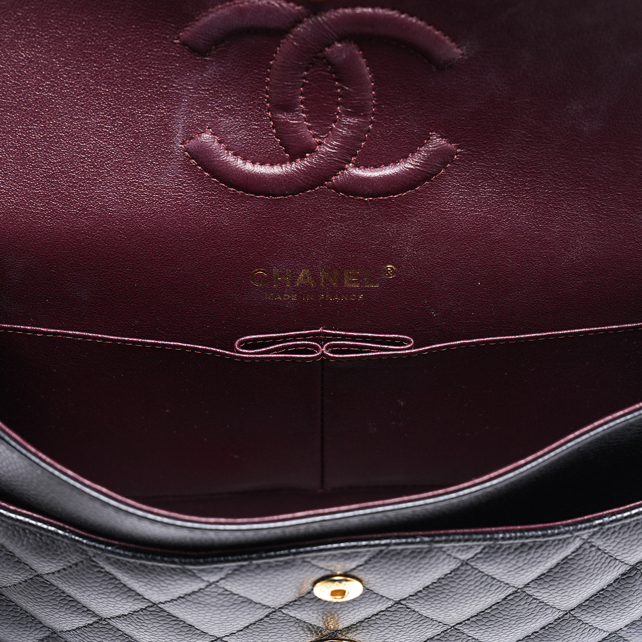 CHANEL(USED)샤넬 캐비어 클래식 미듐 플랩백