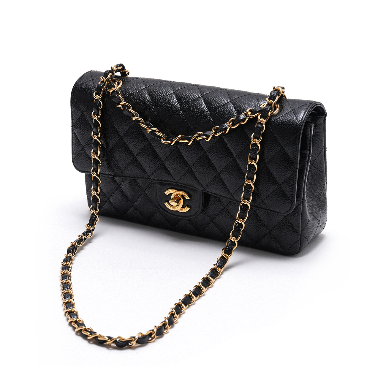 CHANEL(USED)샤넬 캐비어 클래식 미듐 플랩백