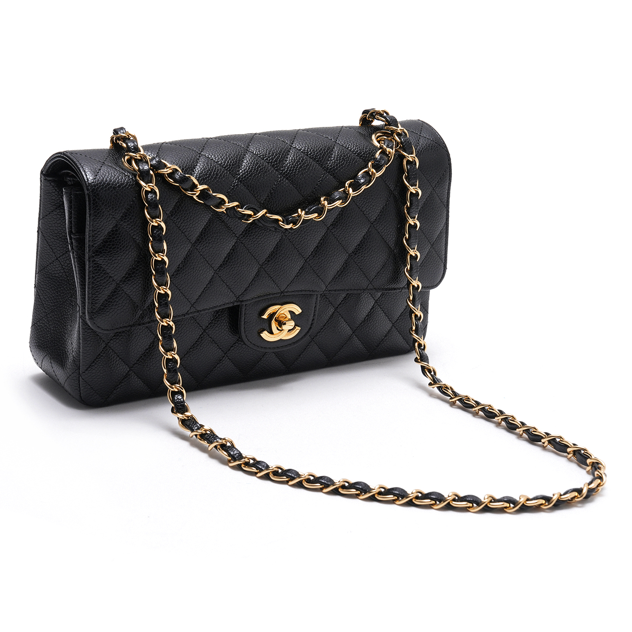 CHANEL(USED)샤넬 캐비어 클래식 미듐 플랩백