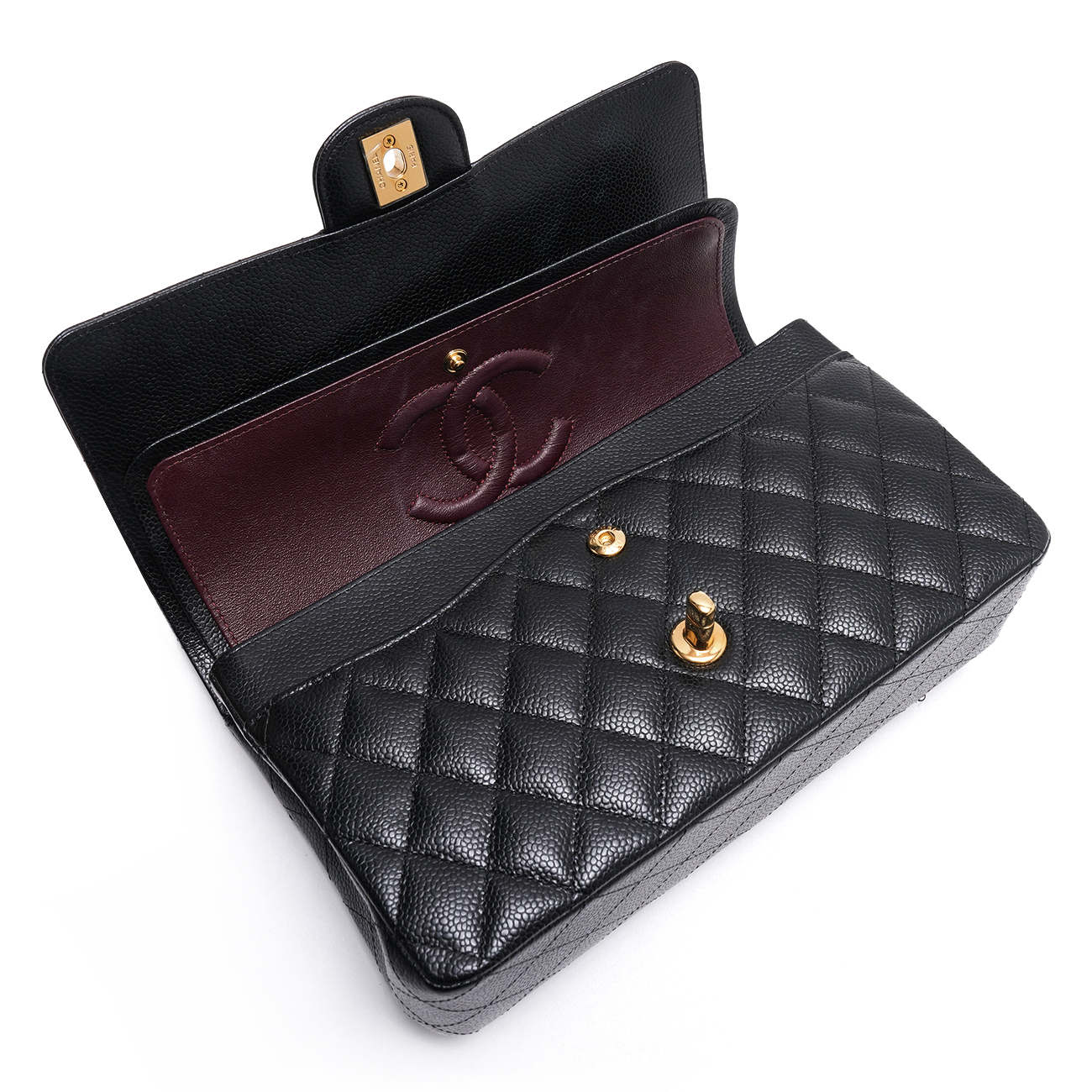 CHANEL(USED)샤넬 캐비어 클래식 미듐 플랩백