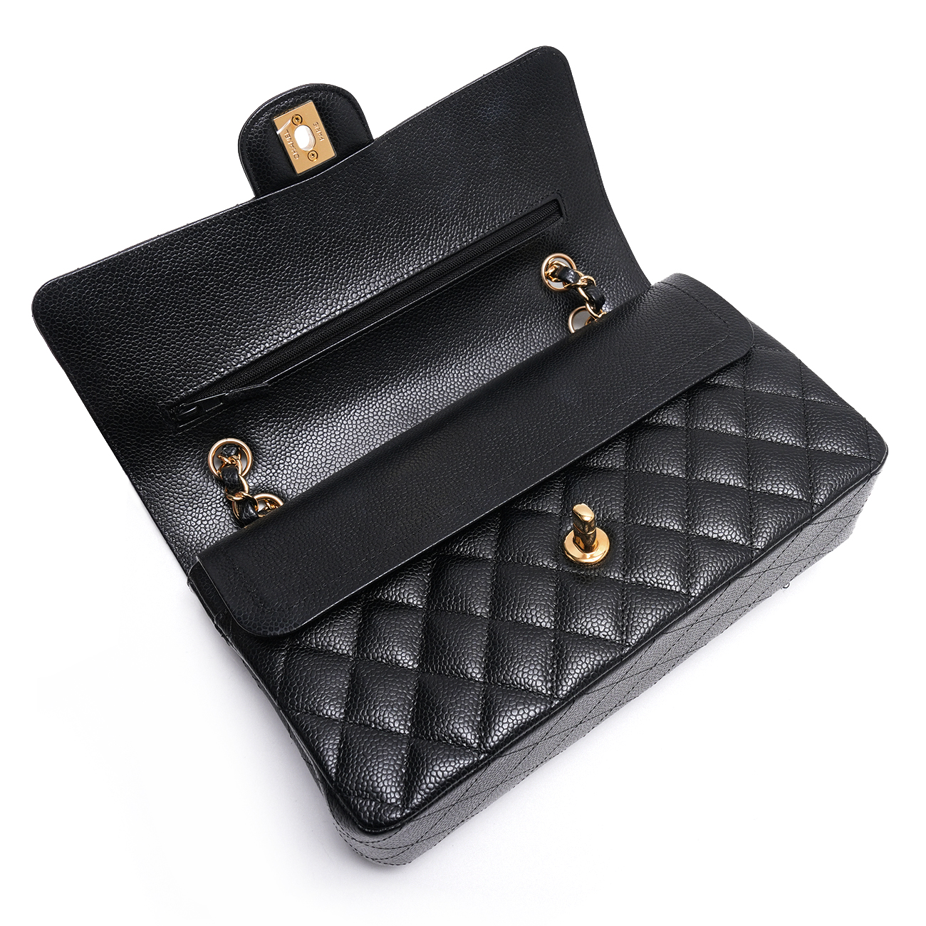 CHANEL(USED)샤넬 캐비어 클래식 미듐 플랩백