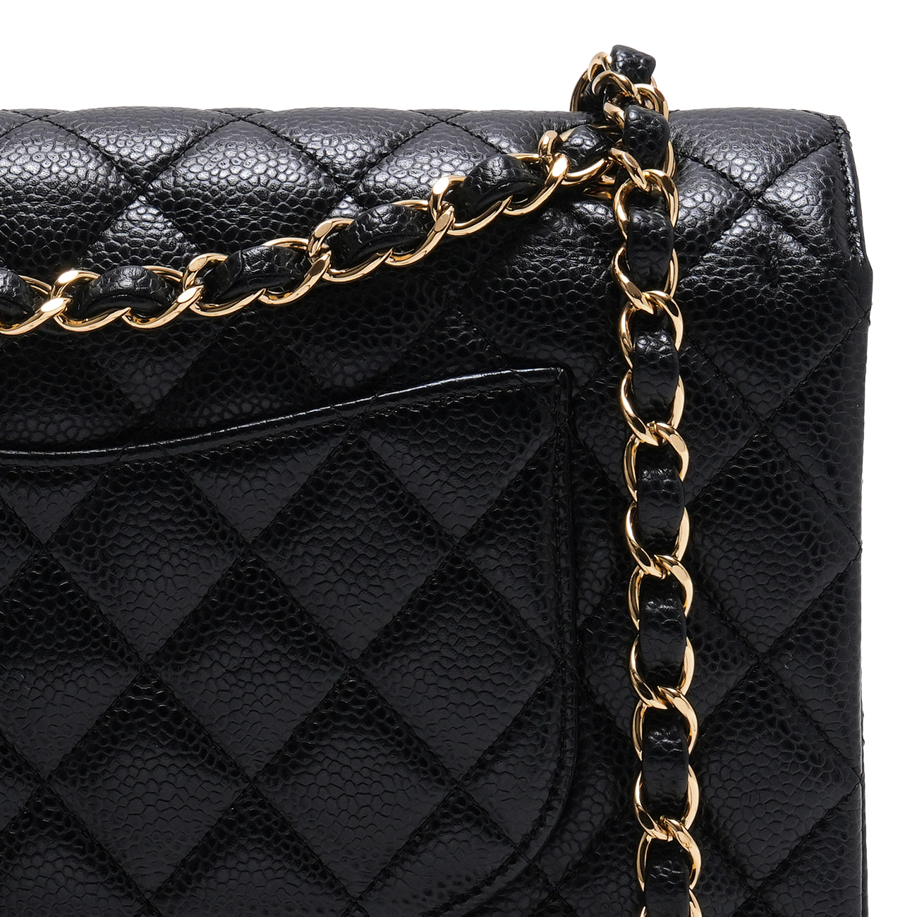 CHANEL(USED)샤넬 캐비어 클래식 미듐 체인 플랩백