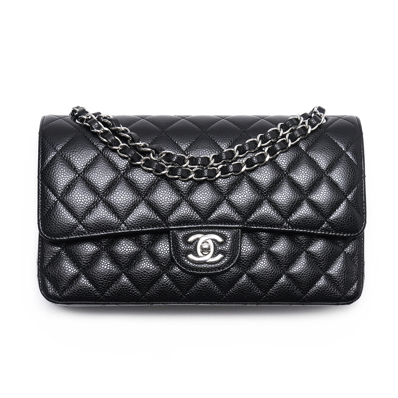 CHANEL(USED)샤넬 캐비어 클래식 미듐 플랩백