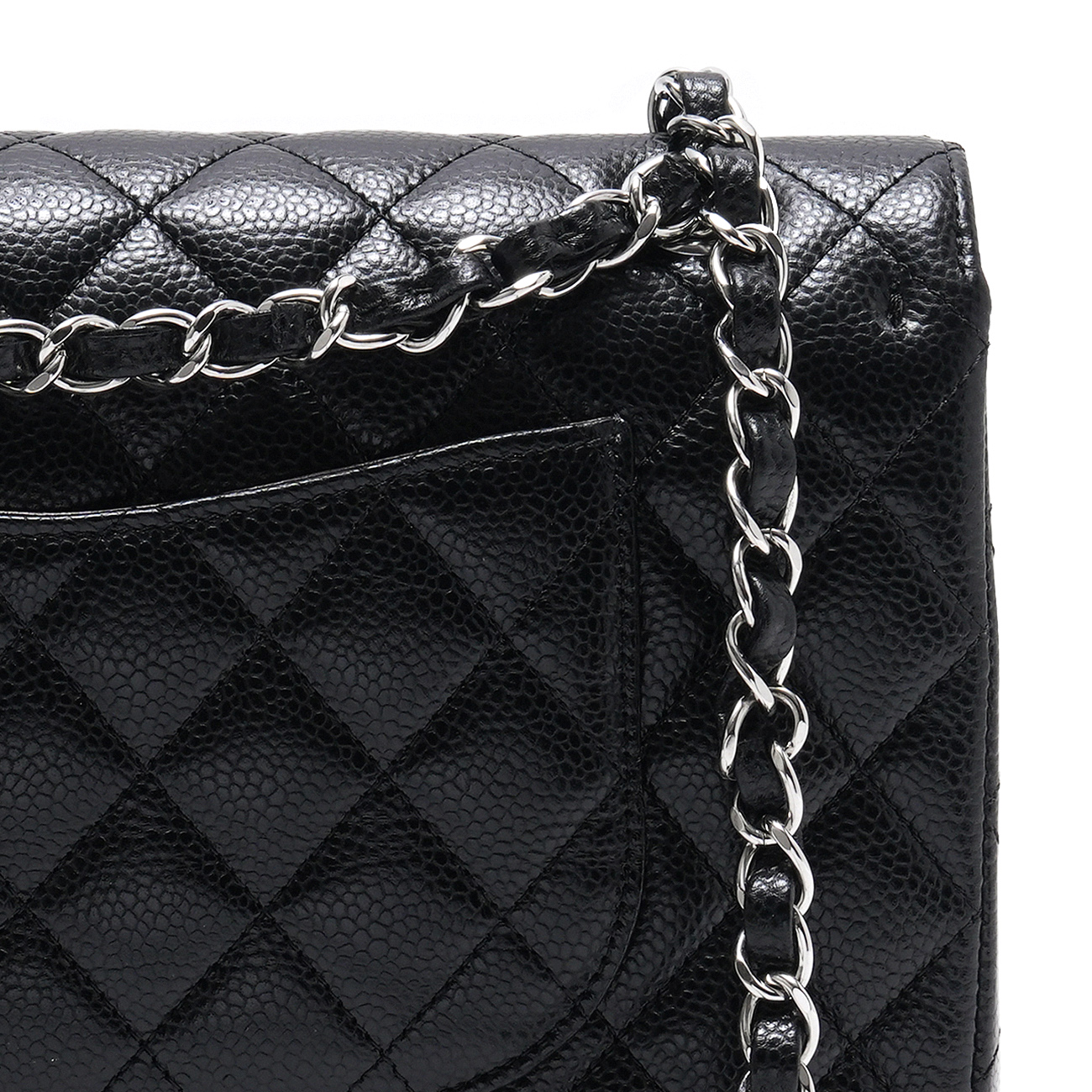 CHANEL(USED)샤넬 캐비어 클래식 미듐 플랩백