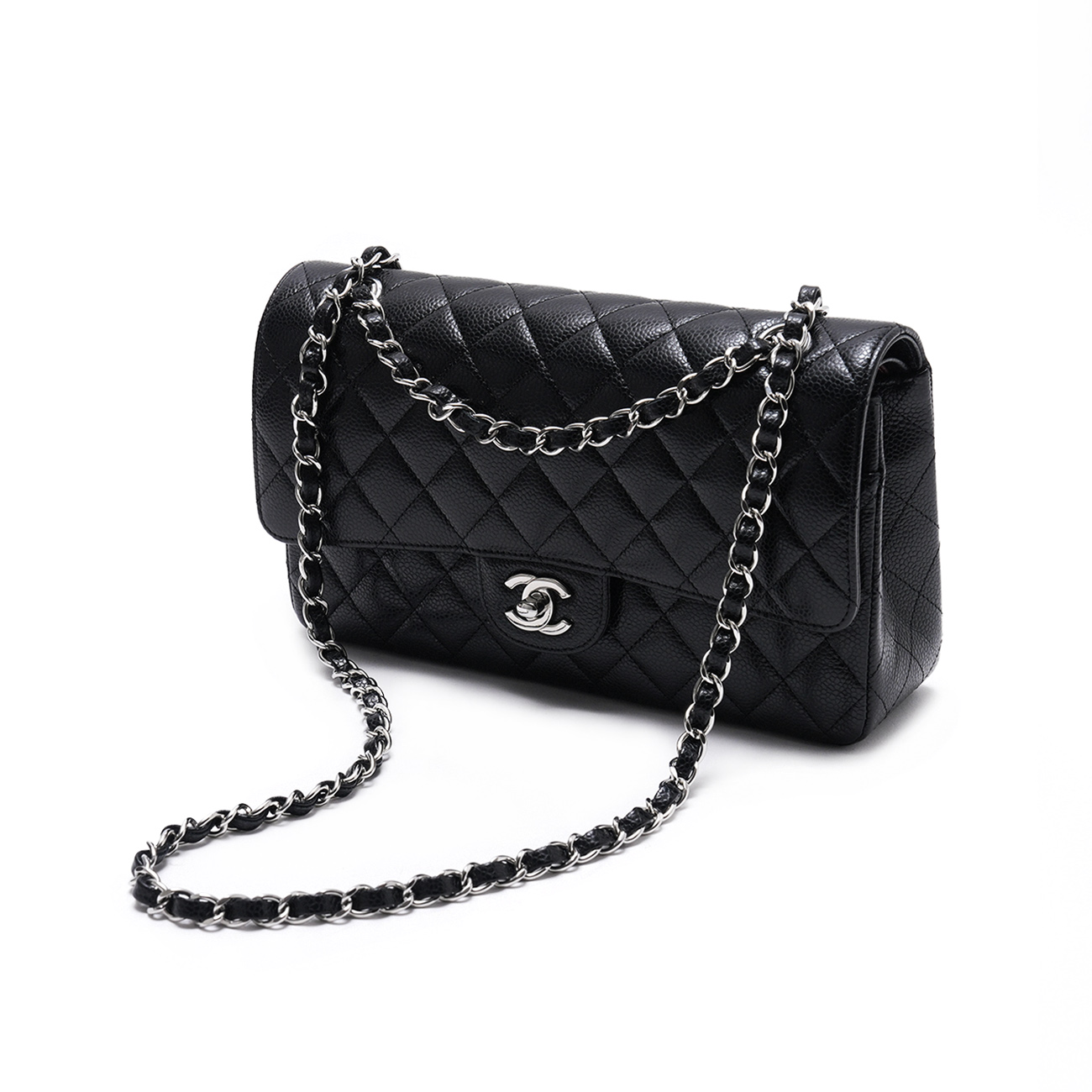 CHANEL(USED)샤넬 캐비어 클래식 미듐 플랩백