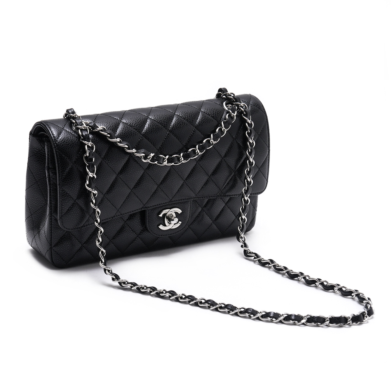 CHANEL(USED)샤넬 캐비어 클래식 미듐 플랩백