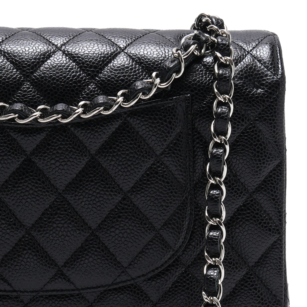CHANEL(USED)샤넬 캐비어 클래식 미듐 플랩백
