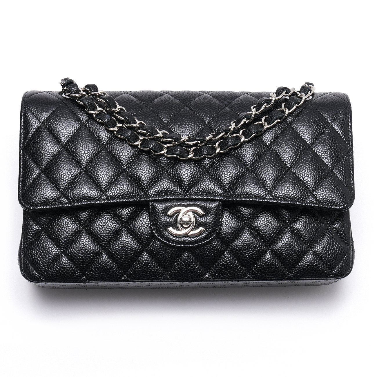 CHANEL(USED)샤넬 캐비어 클래식 미듐 플랩백