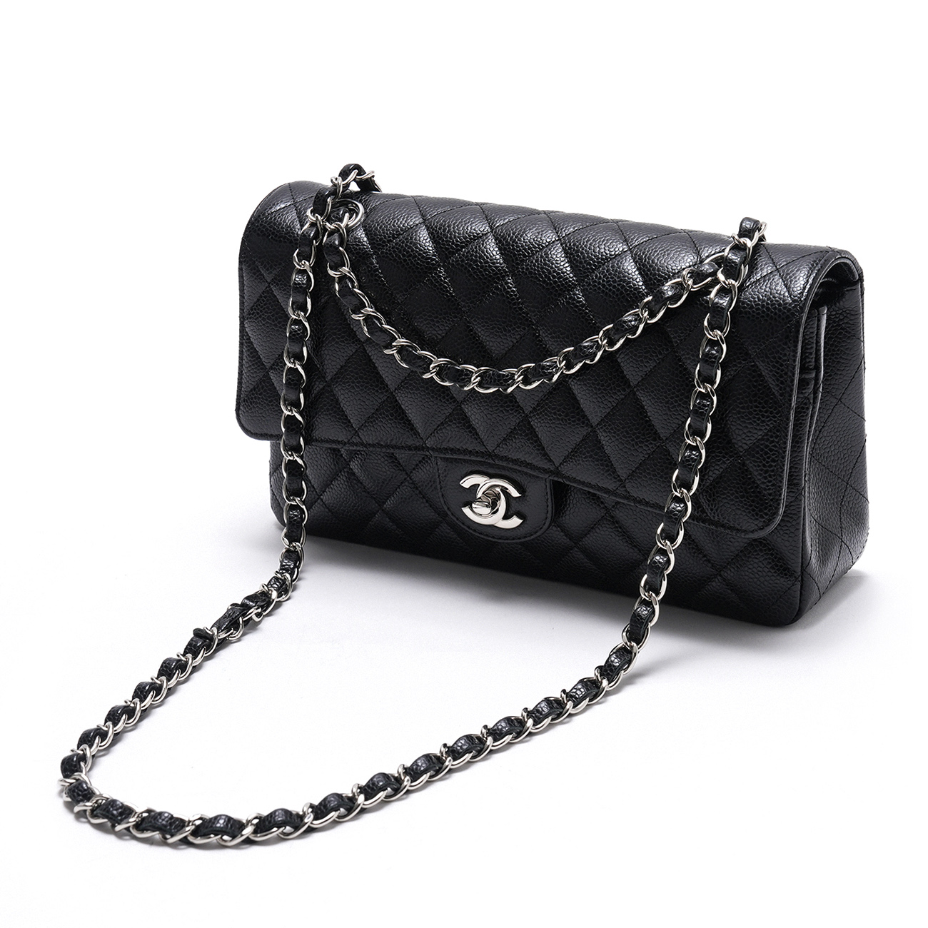CHANEL(USED)샤넬 캐비어 클래식 미듐 플랩백