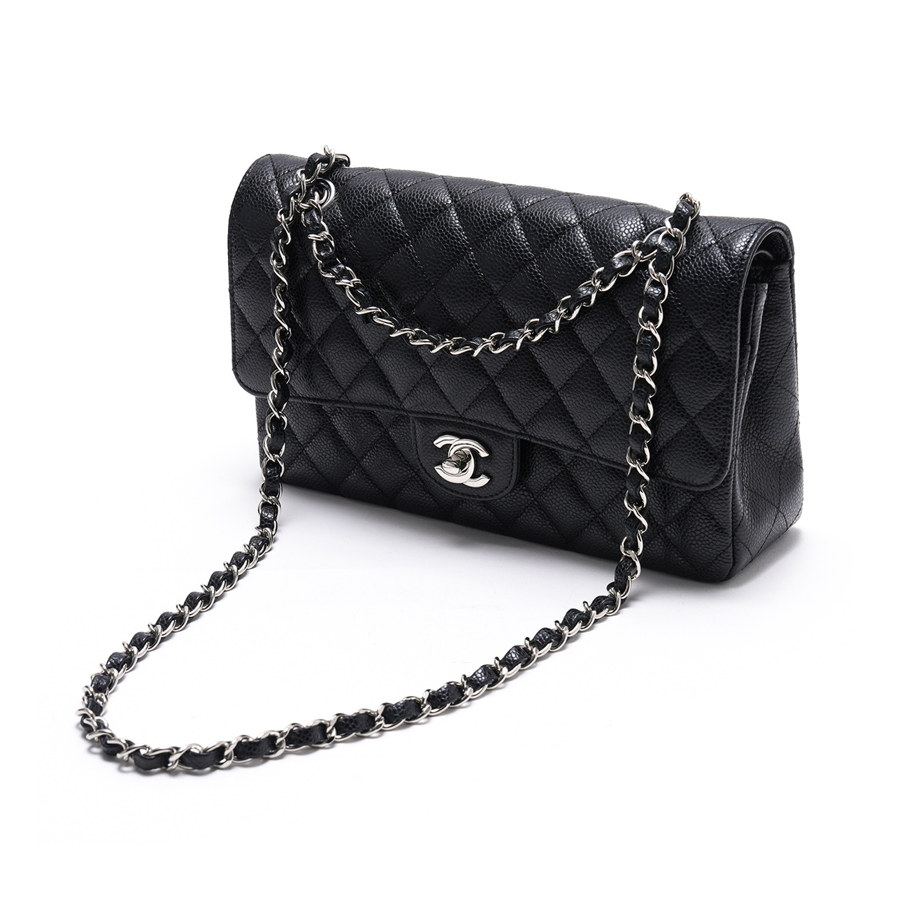 CHANEL(USED)샤넬 캐비어 클래식 미듐 플랩백