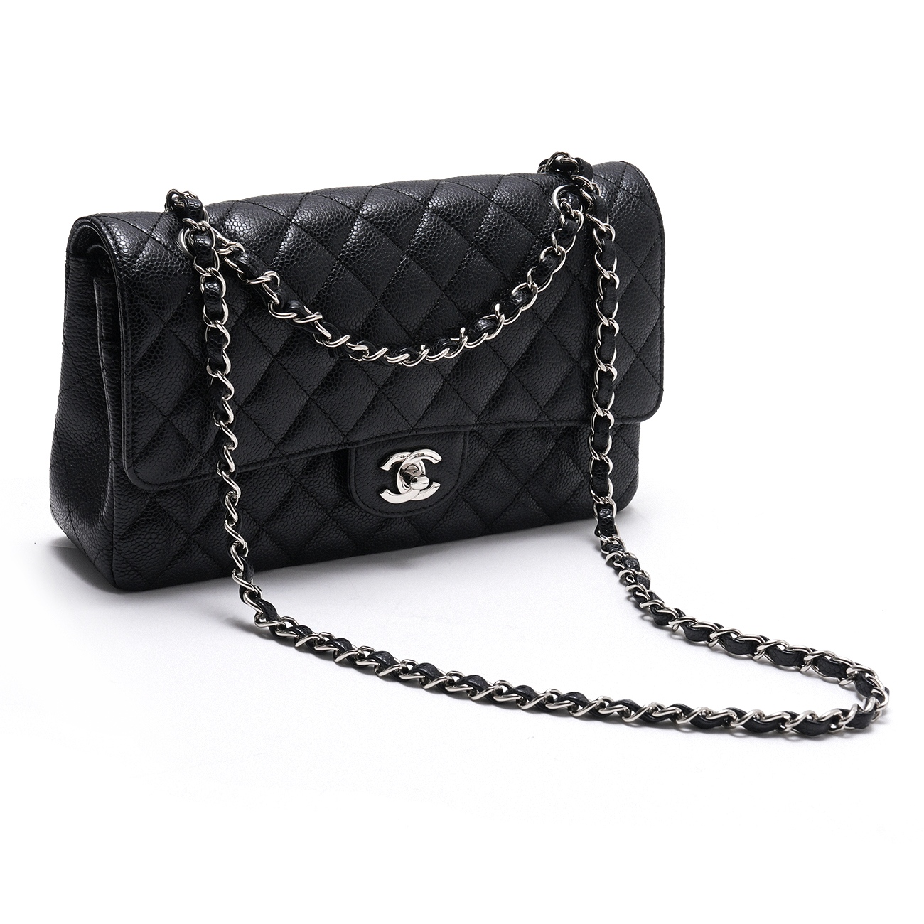 CHANEL(USED)샤넬 캐비어 클래식 미듐 플랩백
