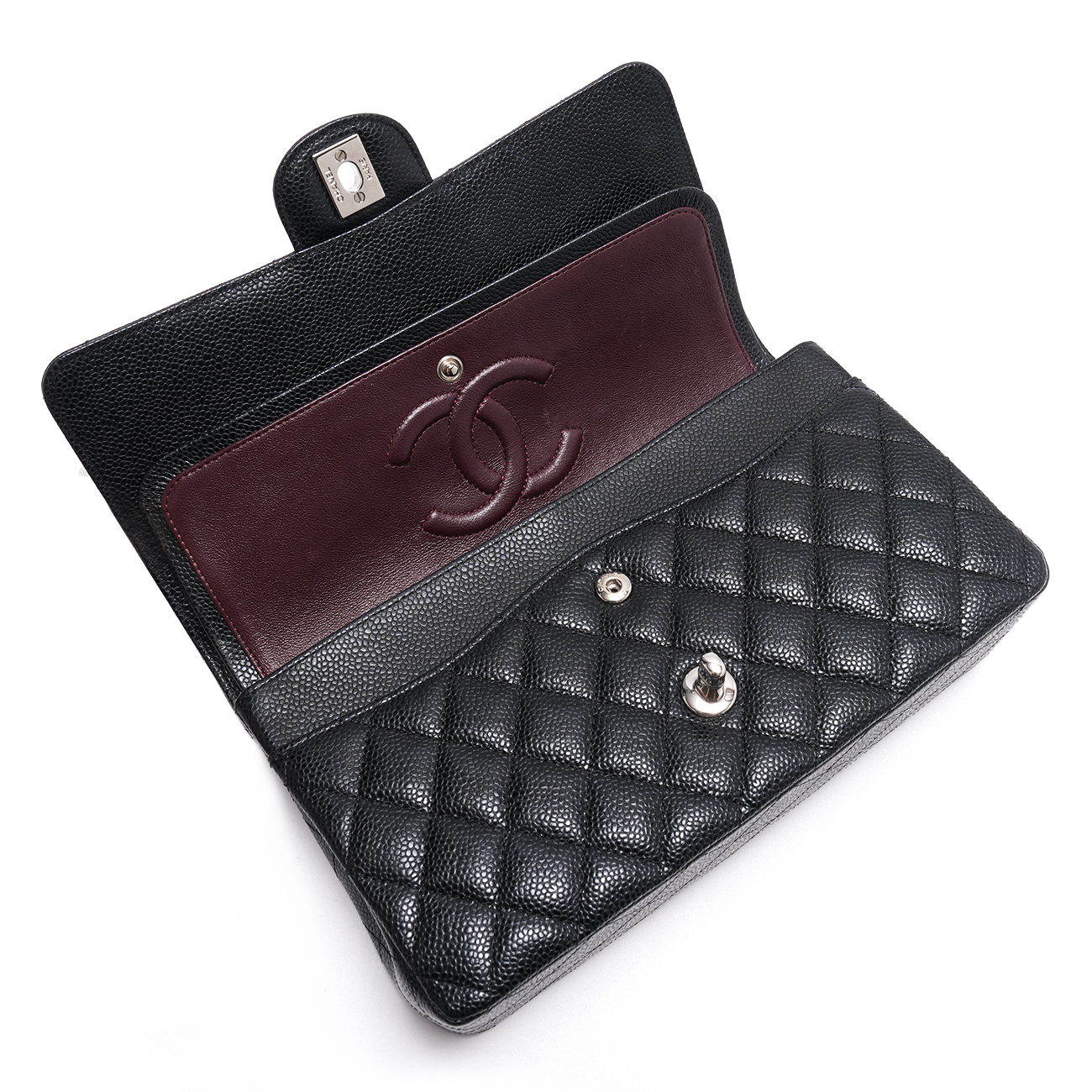 CHANEL(USED)샤넬 캐비어 클래식 미듐 플랩백