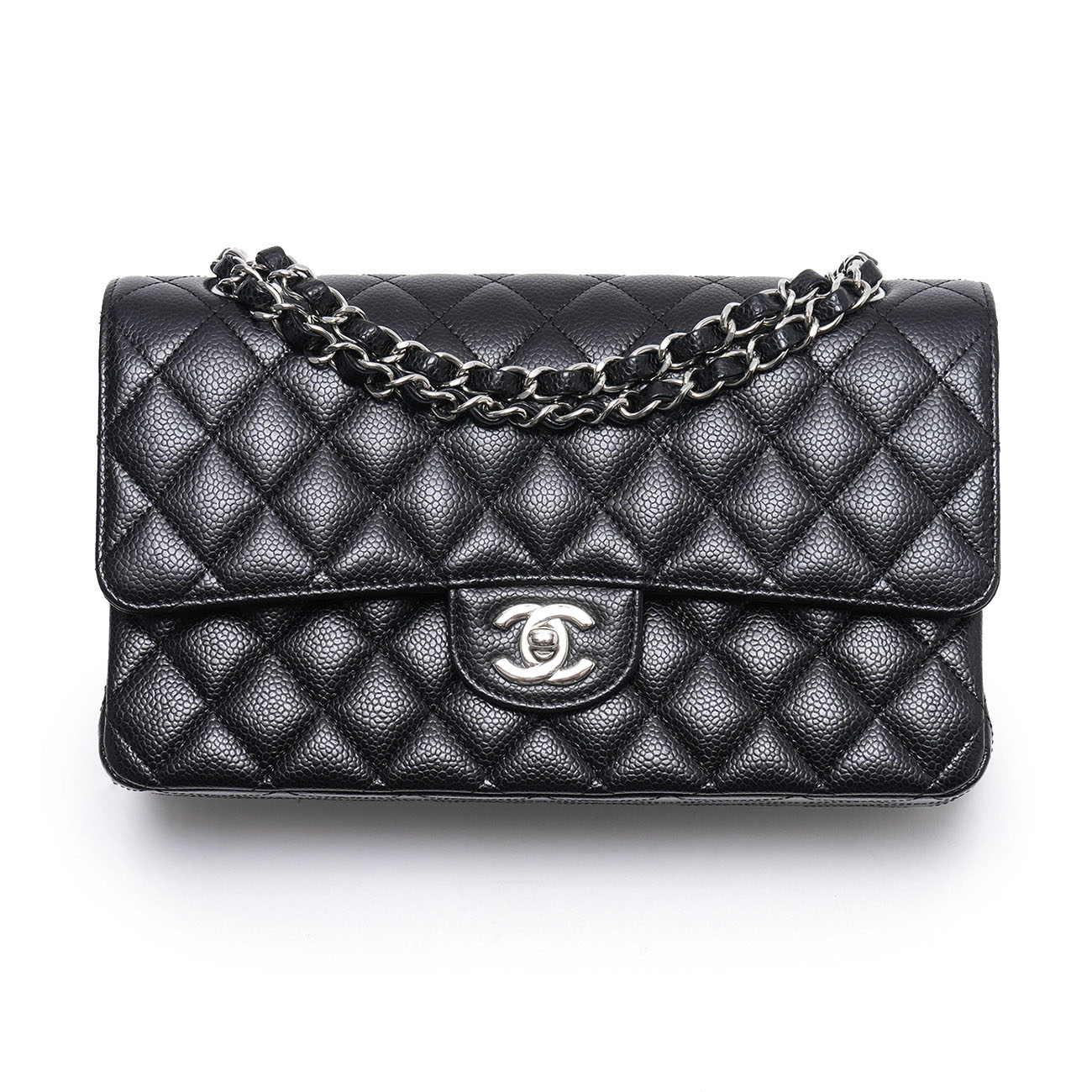 CHANEL(USED)샤넬 캐비어 클래식 미듐 플랩백