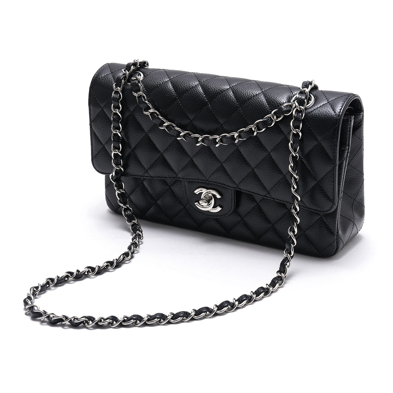 CHANEL(USED)샤넬 캐비어 클래식 미듐 플랩백