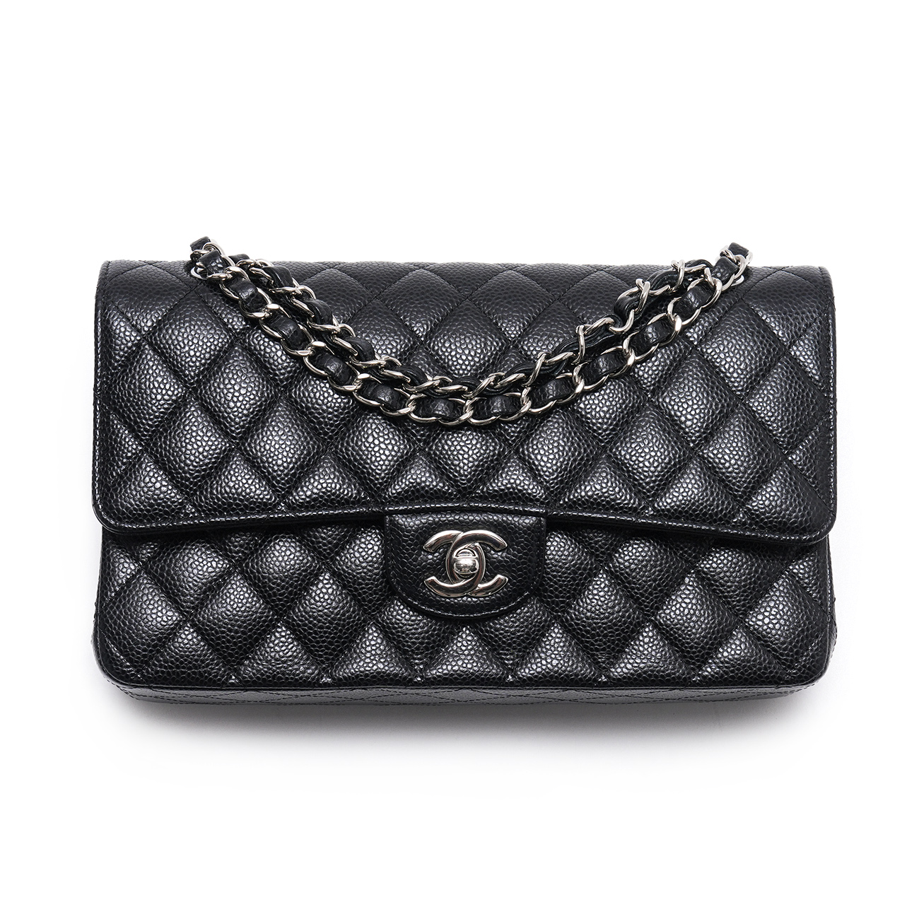CHANEL(USED)샤넬 캐비어 클래식 미듐 플랩백