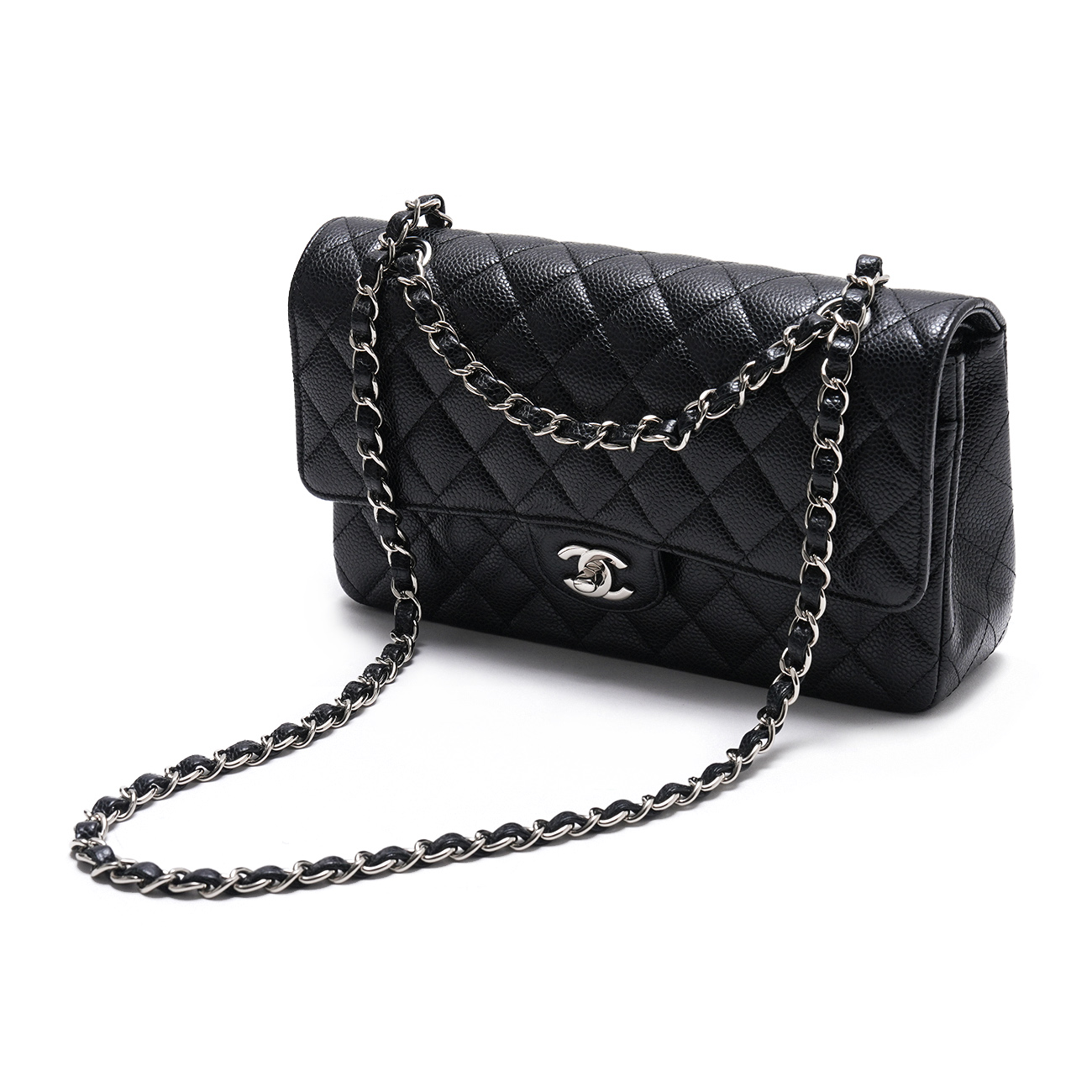 CHANEL(USED)샤넬 캐비어 클래식 미듐 플랩백