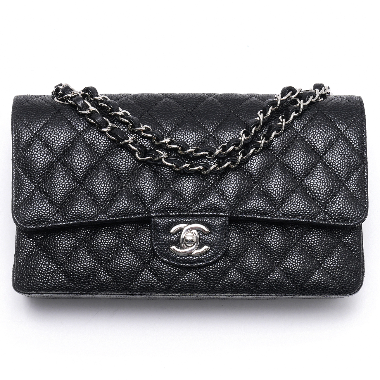 CHANEL(USED)샤넬 캐비어 클래식 미듐 플랩백