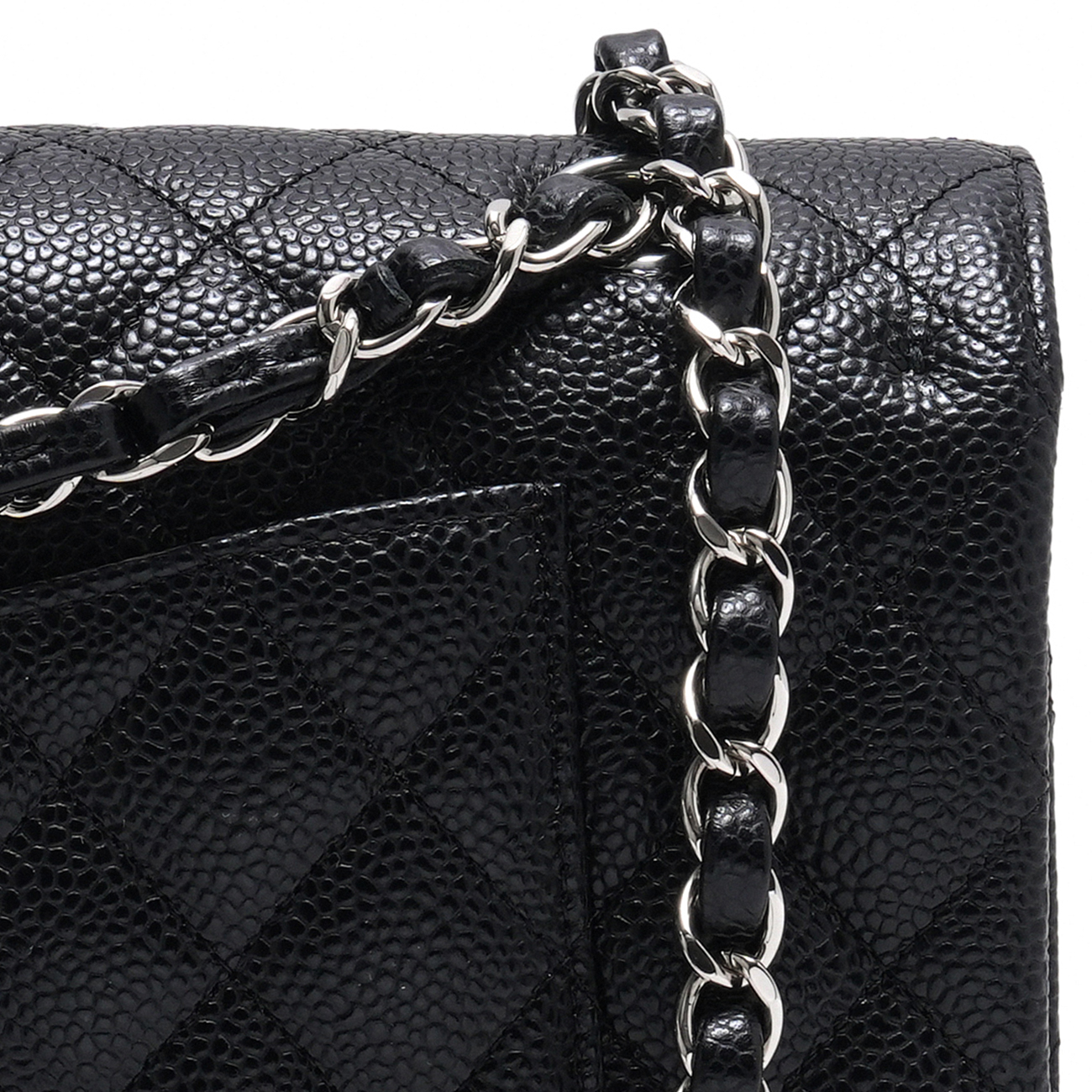 CHANEL(USED)샤넬 캐비어 클래식 미듐 플랩백