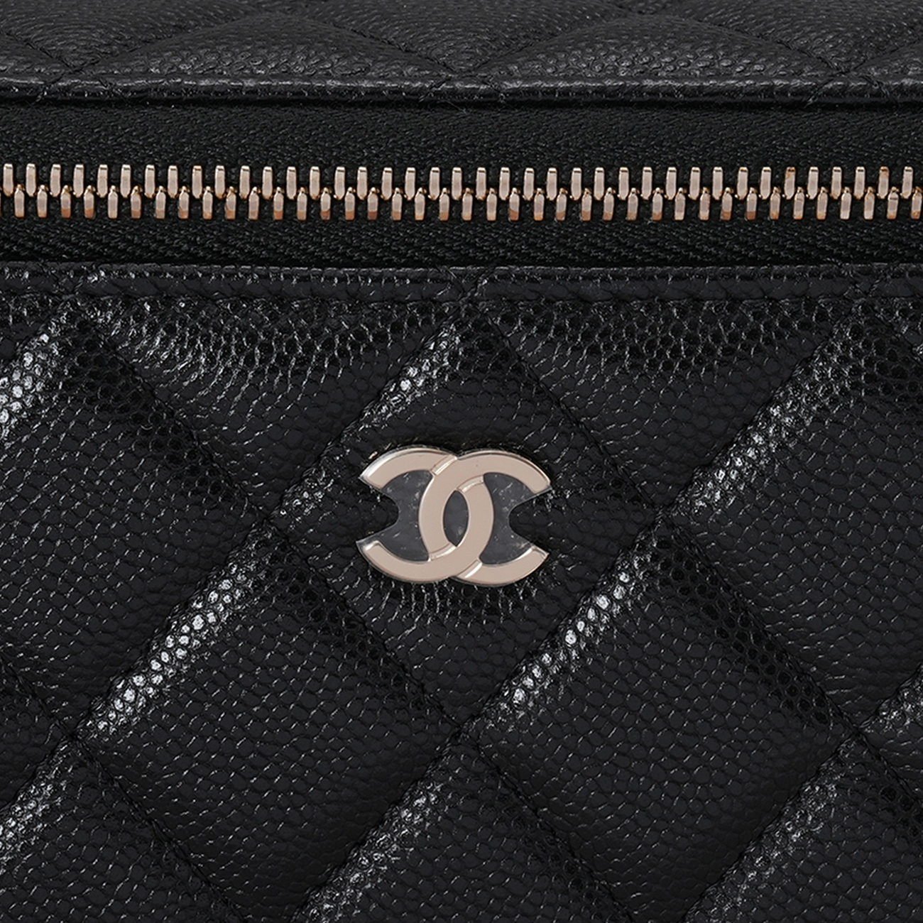 CHANEL(USED)샤넬 AP1314 캐비어 직사각 베니티