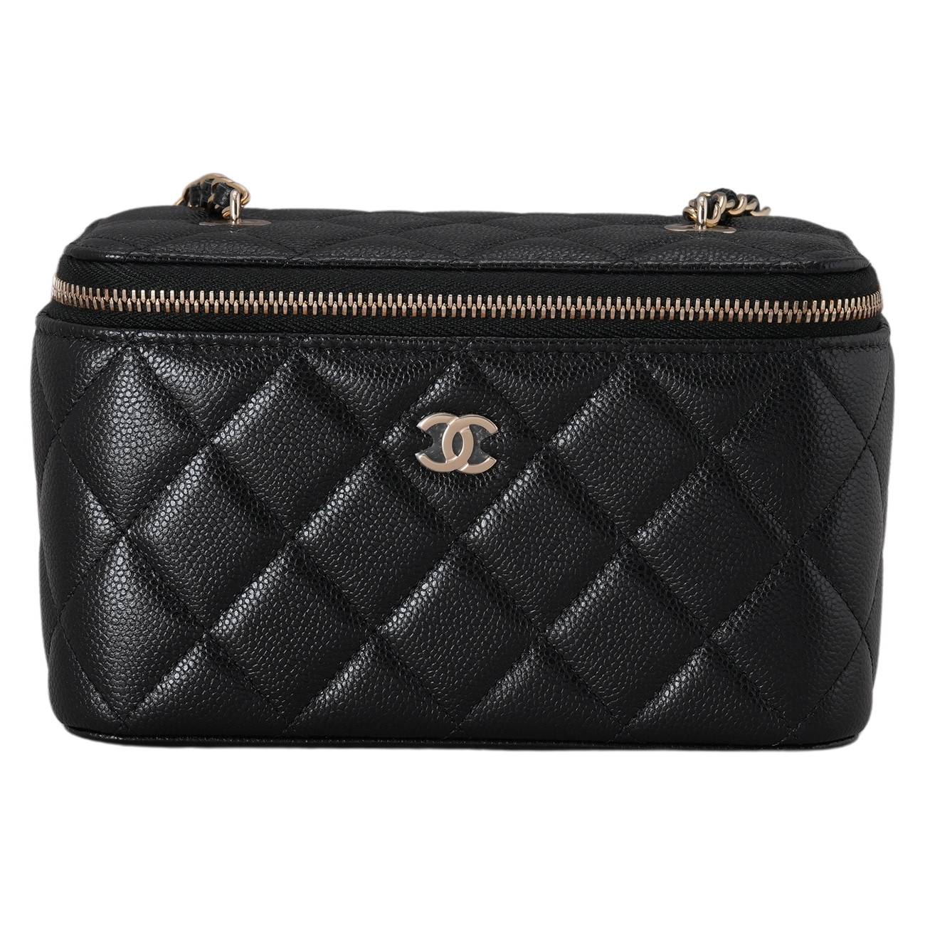 CHANEL(USED)샤넬 AP1314 캐비어 직사각 베니티