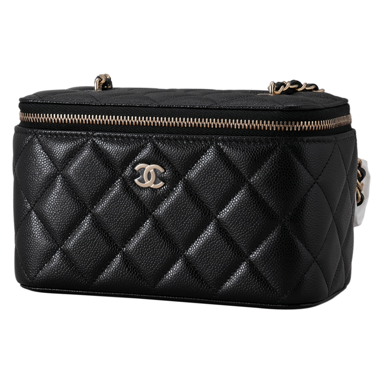 CHANEL(USED)샤넬 AP1314 캐비어 직사각 베니티
