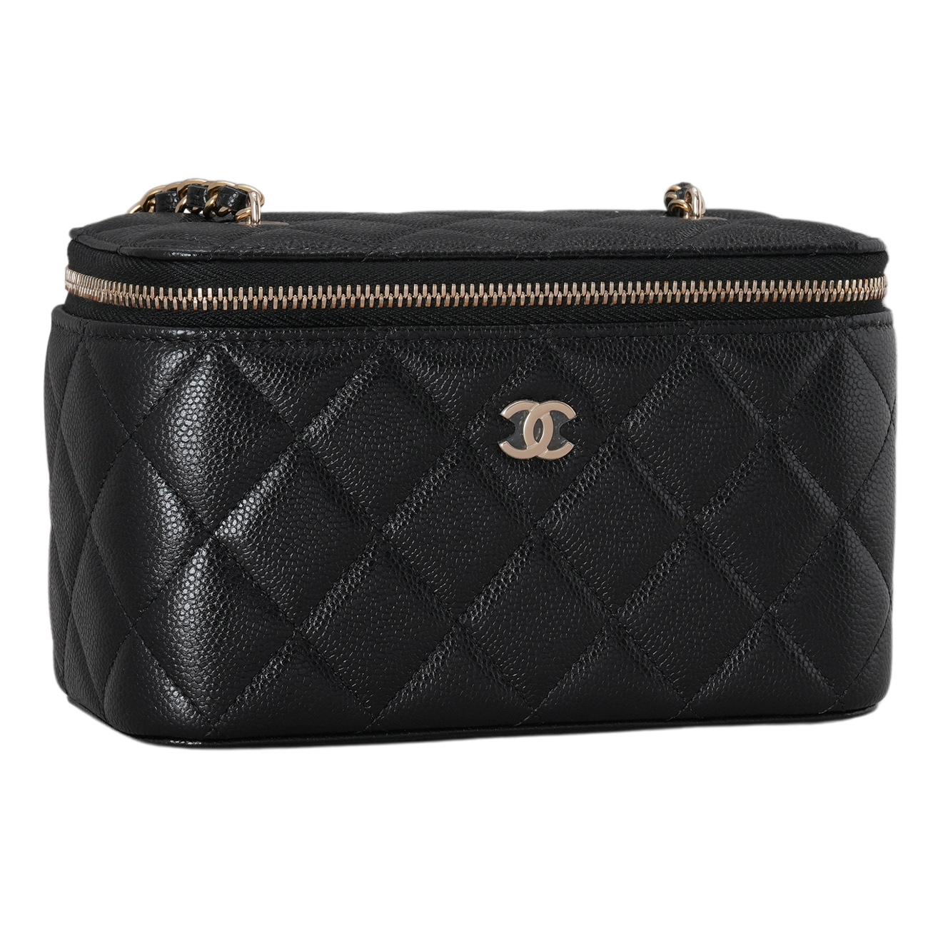 CHANEL(USED)샤넬 AP1314 캐비어 직사각 베니티