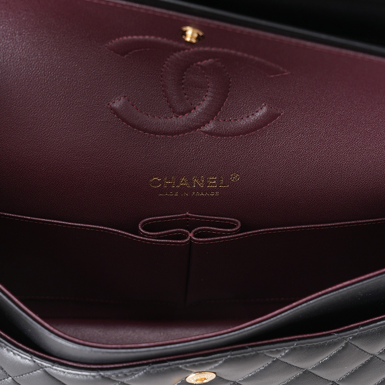 CHANEL(USED)샤넬 램스킨 클래식 미듐 플랩백