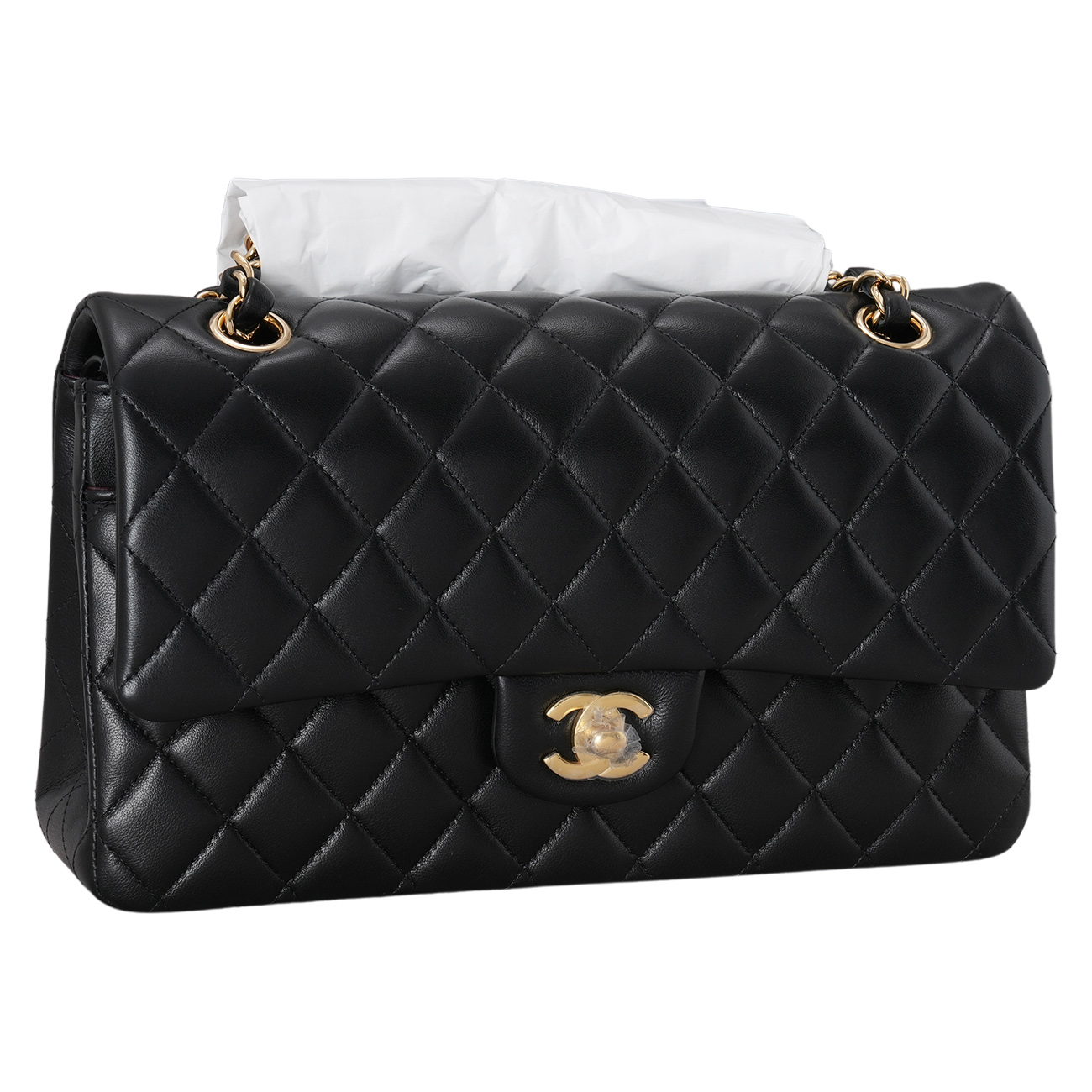 CHANEL(USED)샤넬 램스킨 클래식 미듐 플랩백