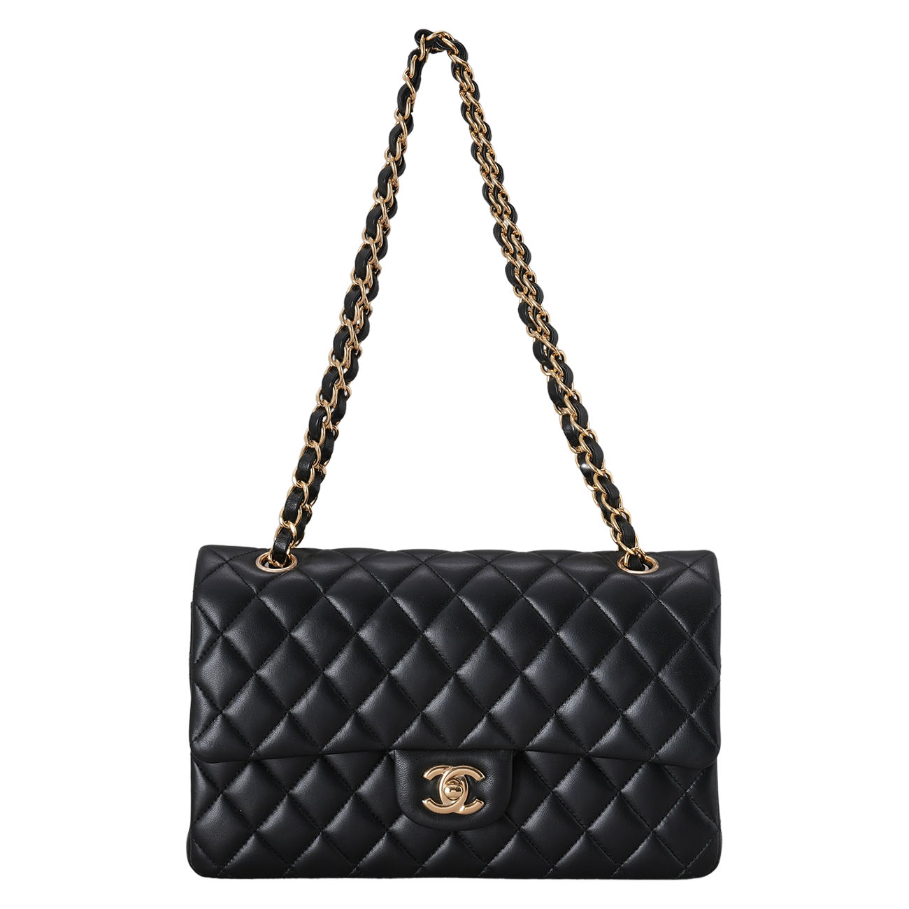 CHANEL(USED)샤넬 램스킨 클래식 미듐 플랩백