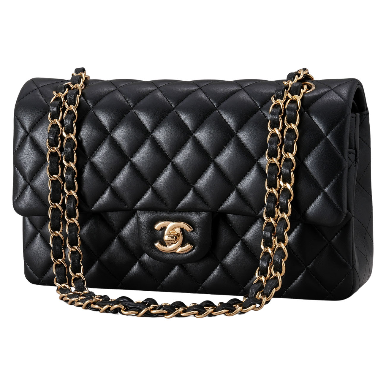 CHANEL(USED)샤넬 램스킨 클래식 미듐 플랩백