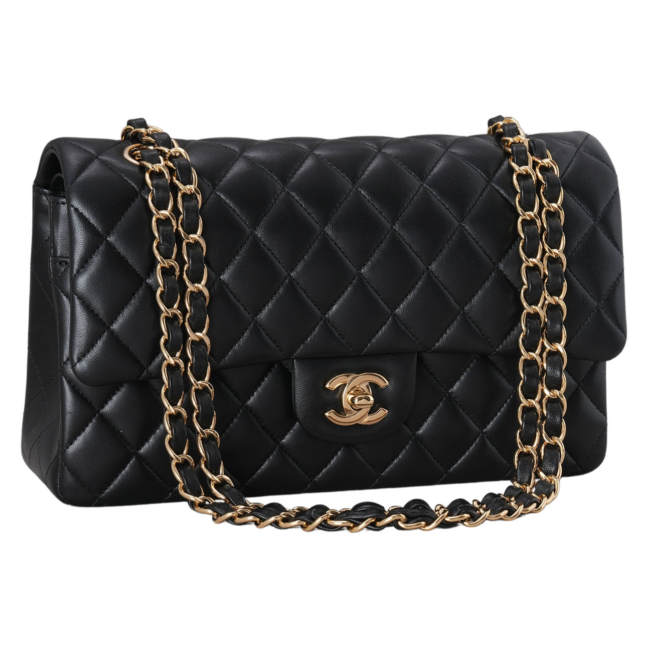 CHANEL(USED)샤넬 램스킨 클래식 미듐 플랩백