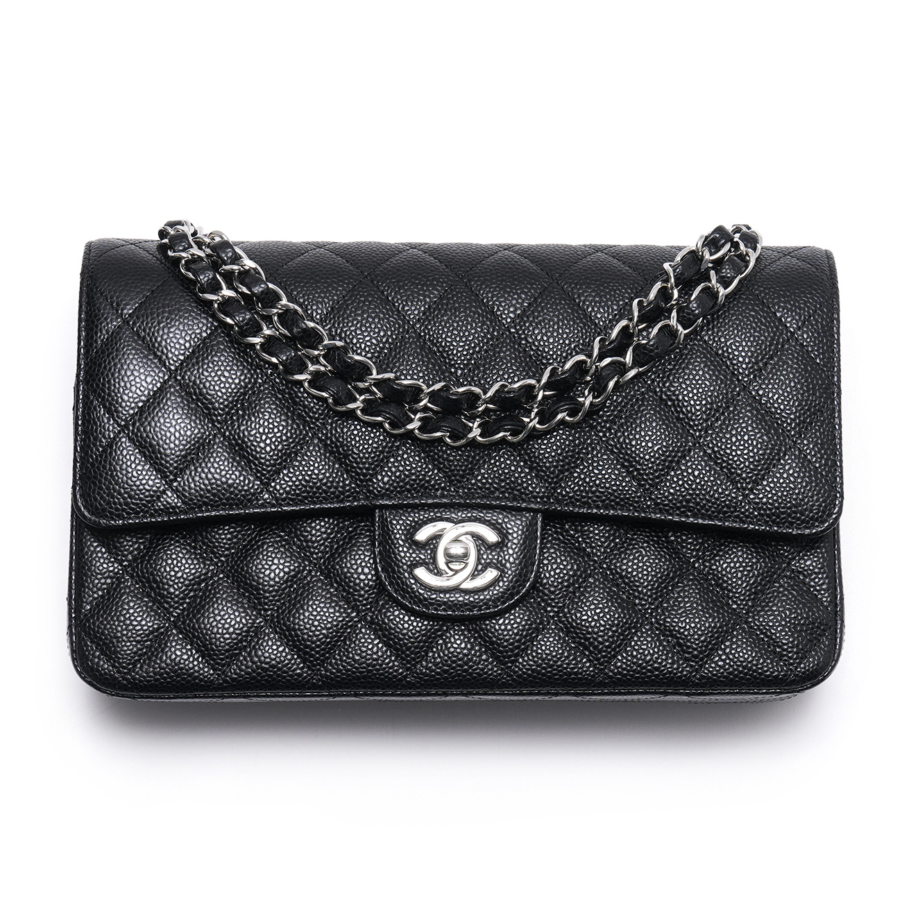CHANEL(USED)샤넬 캐비어 클래식 미듐 플랩백