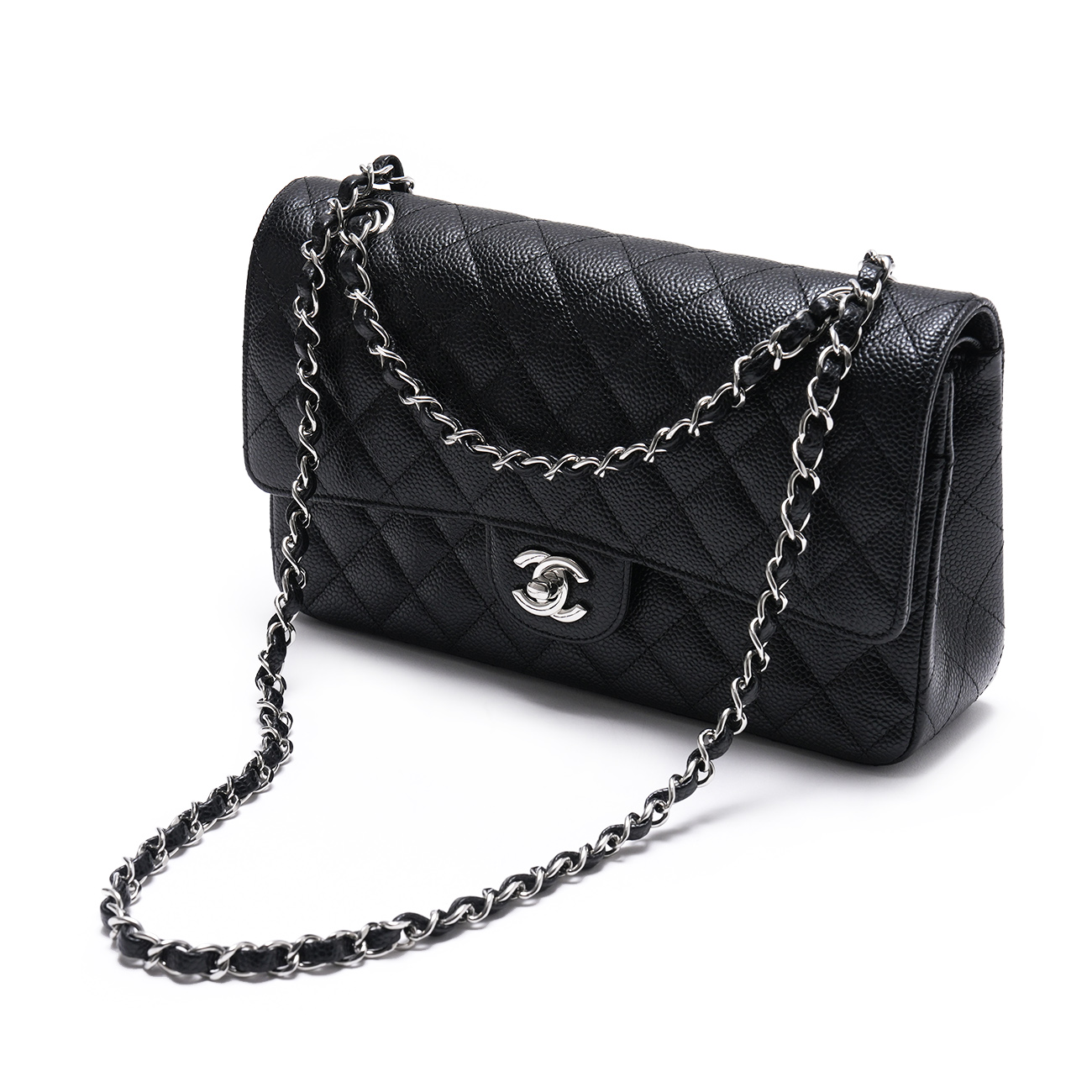 CHANEL(USED)샤넬 캐비어 클래식 미듐 플랩백