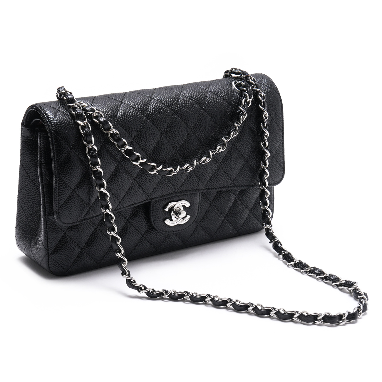 CHANEL(USED)샤넬 캐비어 클래식 미듐 플랩백
