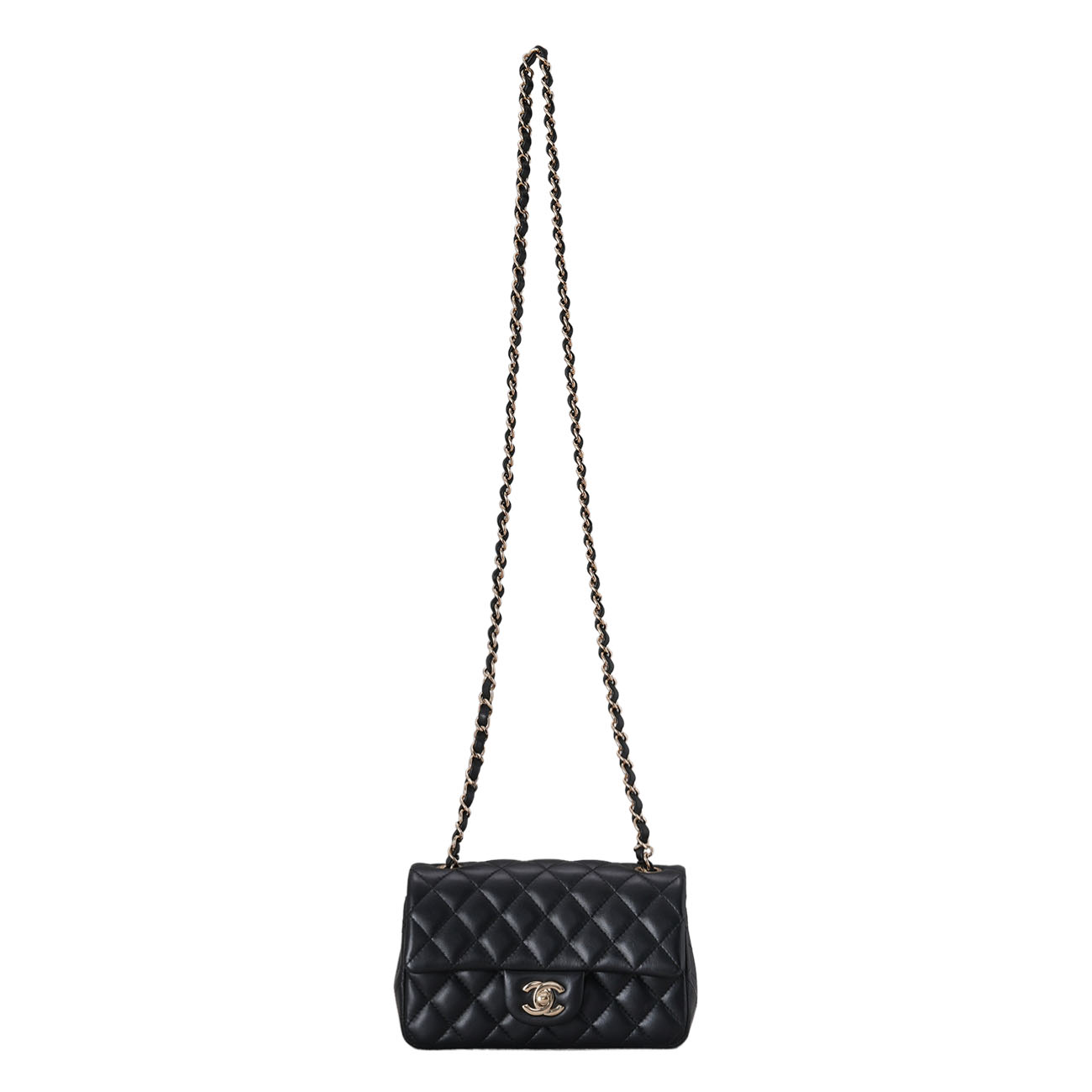 CHANEL(USED)샤넬 램스킨 클래식 뉴미니 크로스백