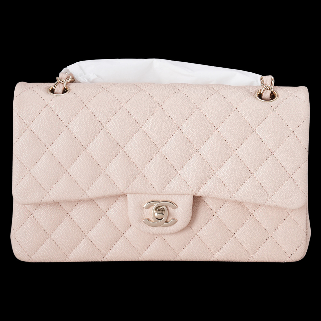 CHANEL(USED)샤넬 캐비어 클래식 미듐 플랩백