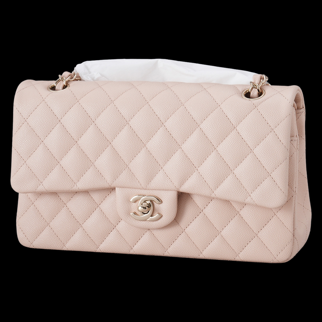 CHANEL(USED)샤넬 캐비어 클래식 미듐 플랩백