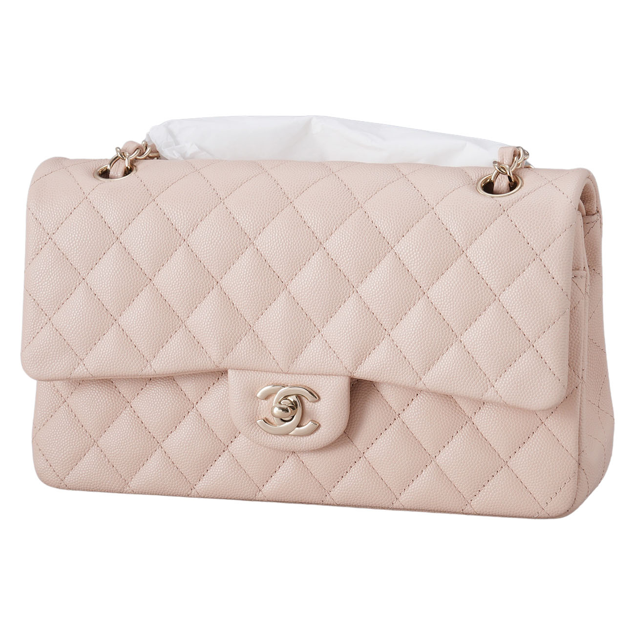 CHANEL(USED)샤넬 캐비어 클래식 미듐 플랩백
