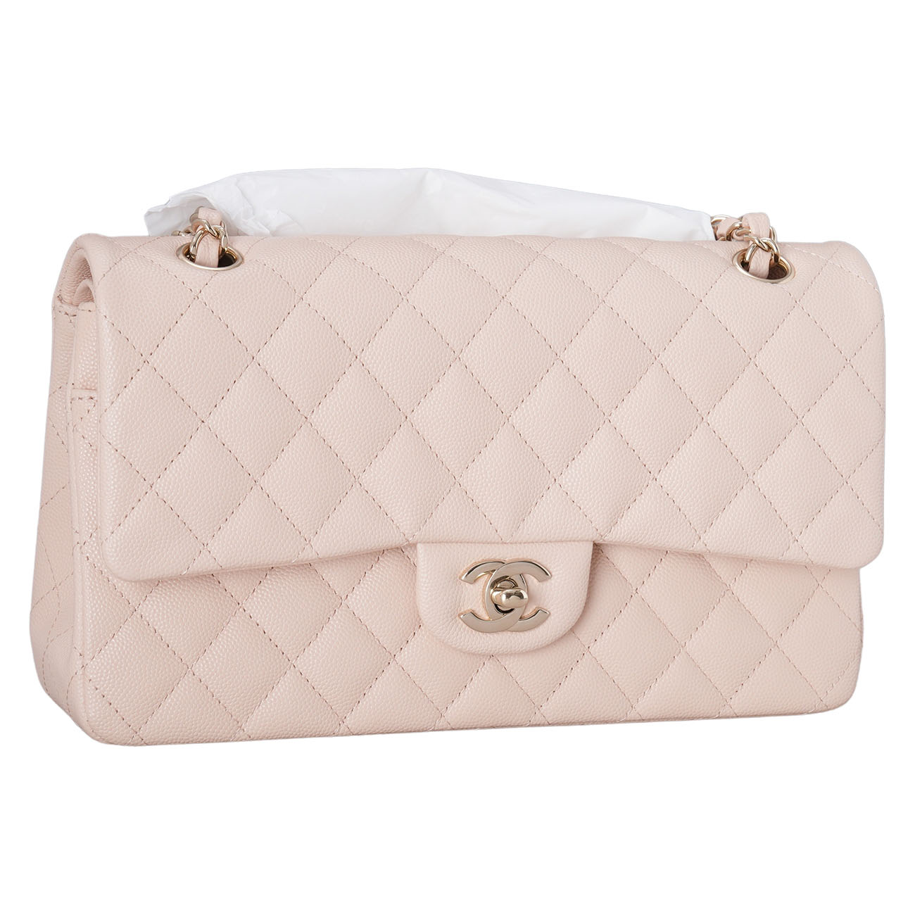 CHANEL(USED)샤넬 캐비어 클래식 미듐 플랩백