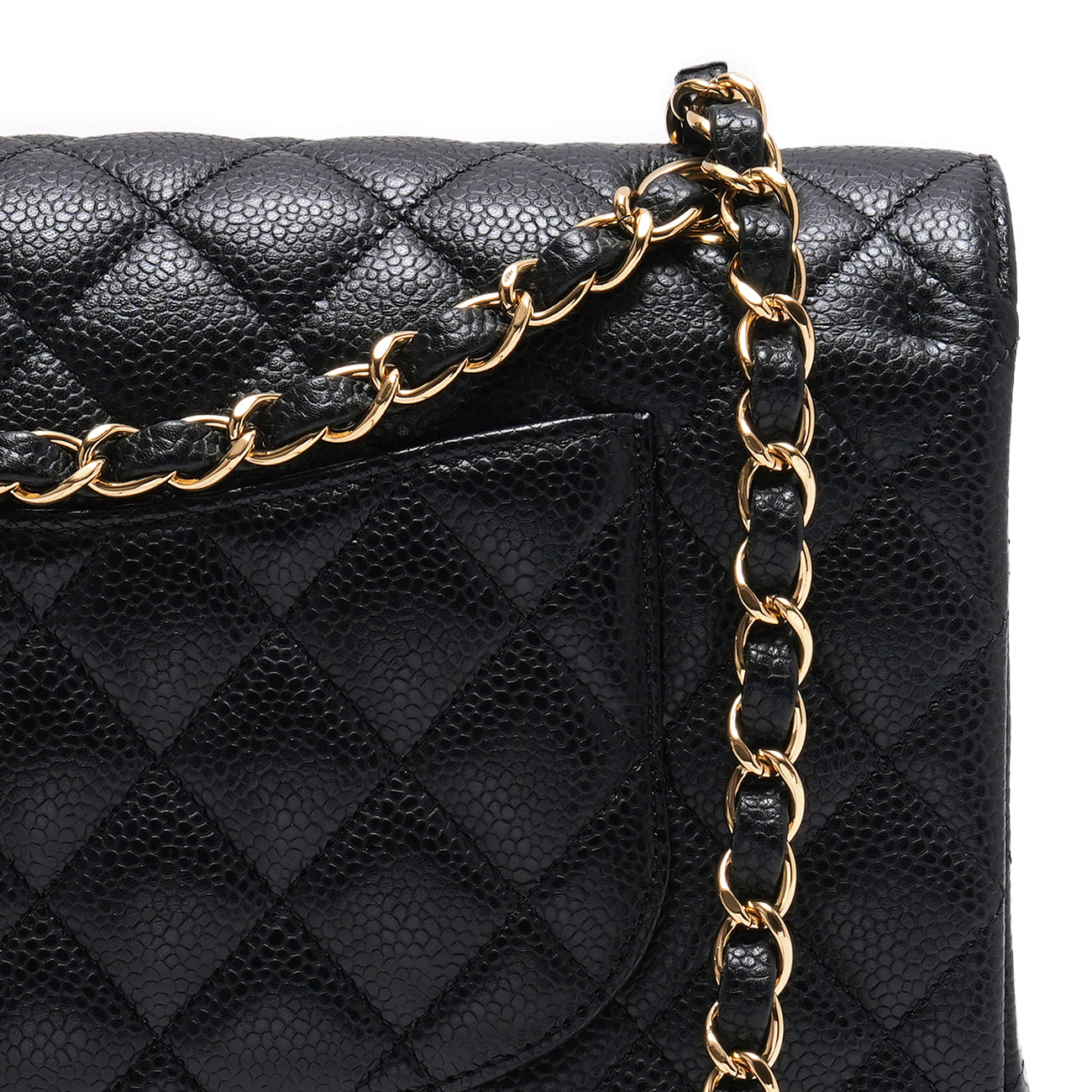 CHANEL(USED)샤넬 캐비어 클래식 미듐 플랩백