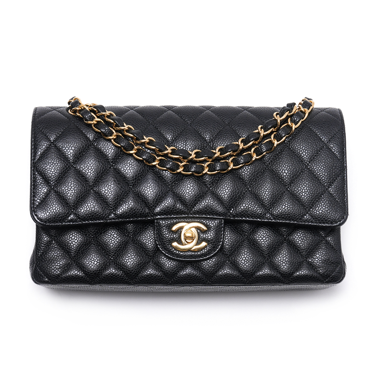 CHANEL(USED)샤넬 캐비어 클래식 미듐 플랩백