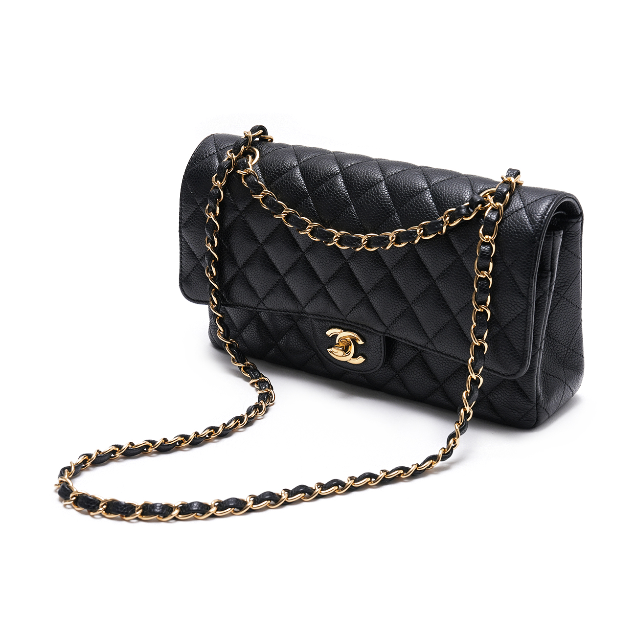 CHANEL(USED)샤넬 캐비어 클래식 미듐 플랩백