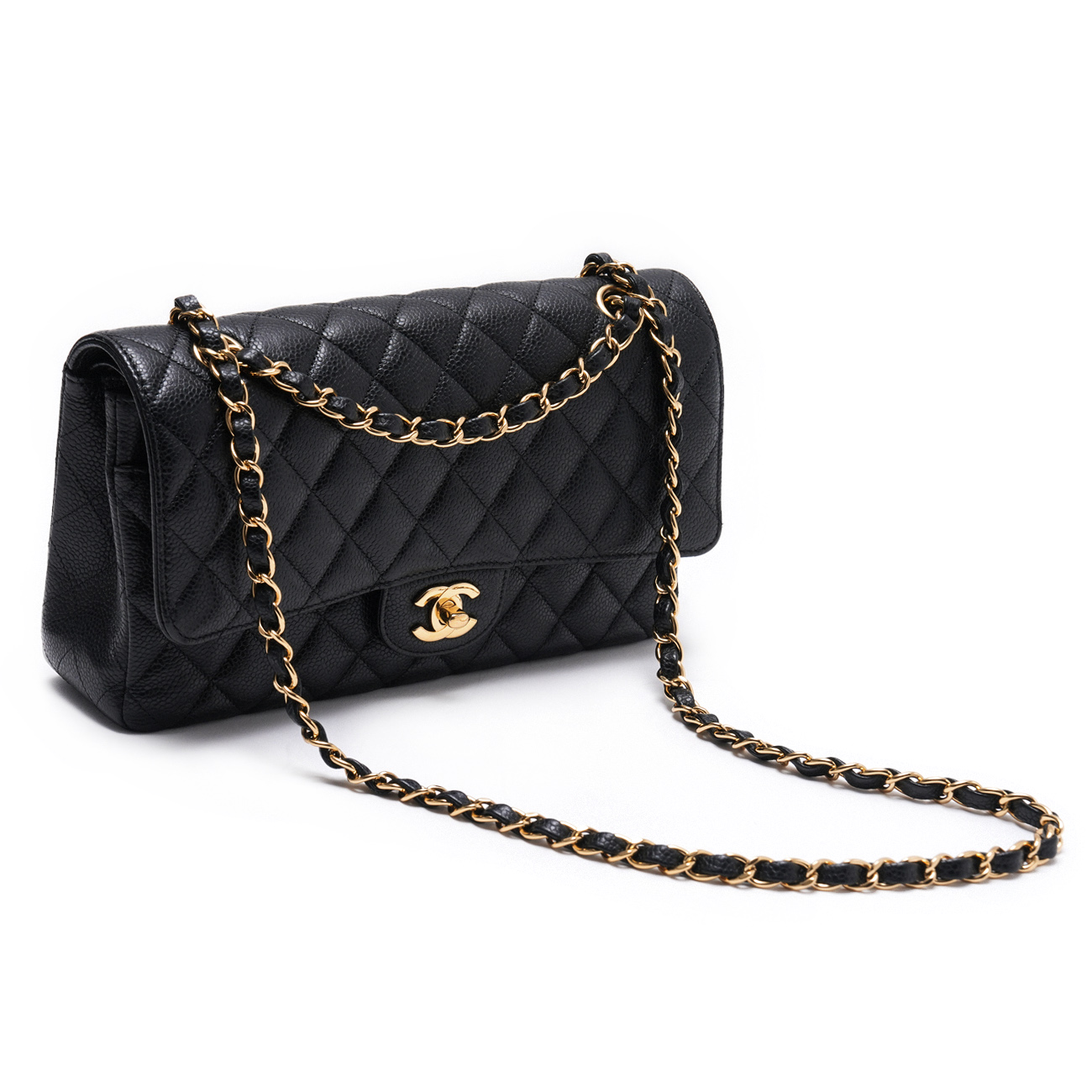 CHANEL(USED)샤넬 캐비어 클래식 미듐 플랩백