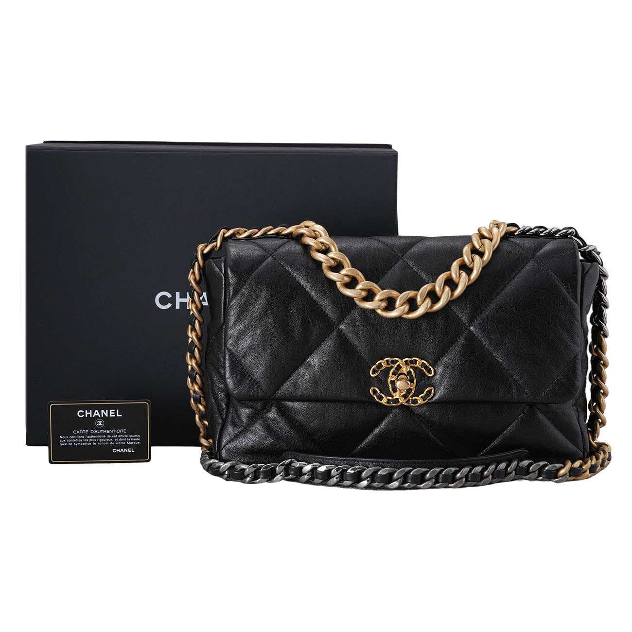 CHANEL(USED)샤넬 AS1161 19백 라지