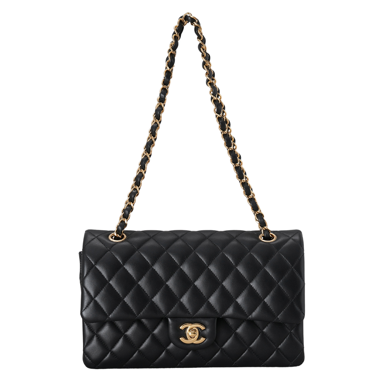CHANEL(USED)샤넬 램스킨 클래식 미듐 플랩백