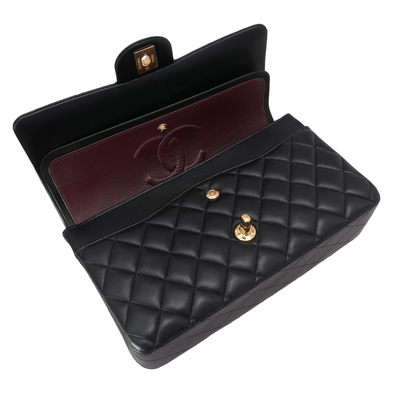 CHANEL(USED)샤넬 램스킨 클래식 미듐 플랩백