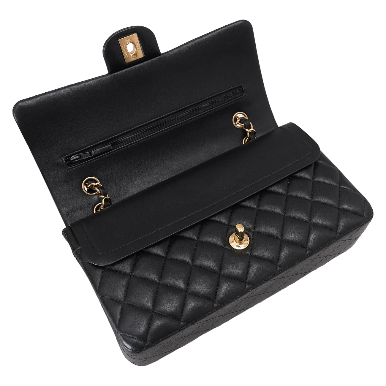 CHANEL(USED)샤넬 램스킨 클래식 미듐 플랩백