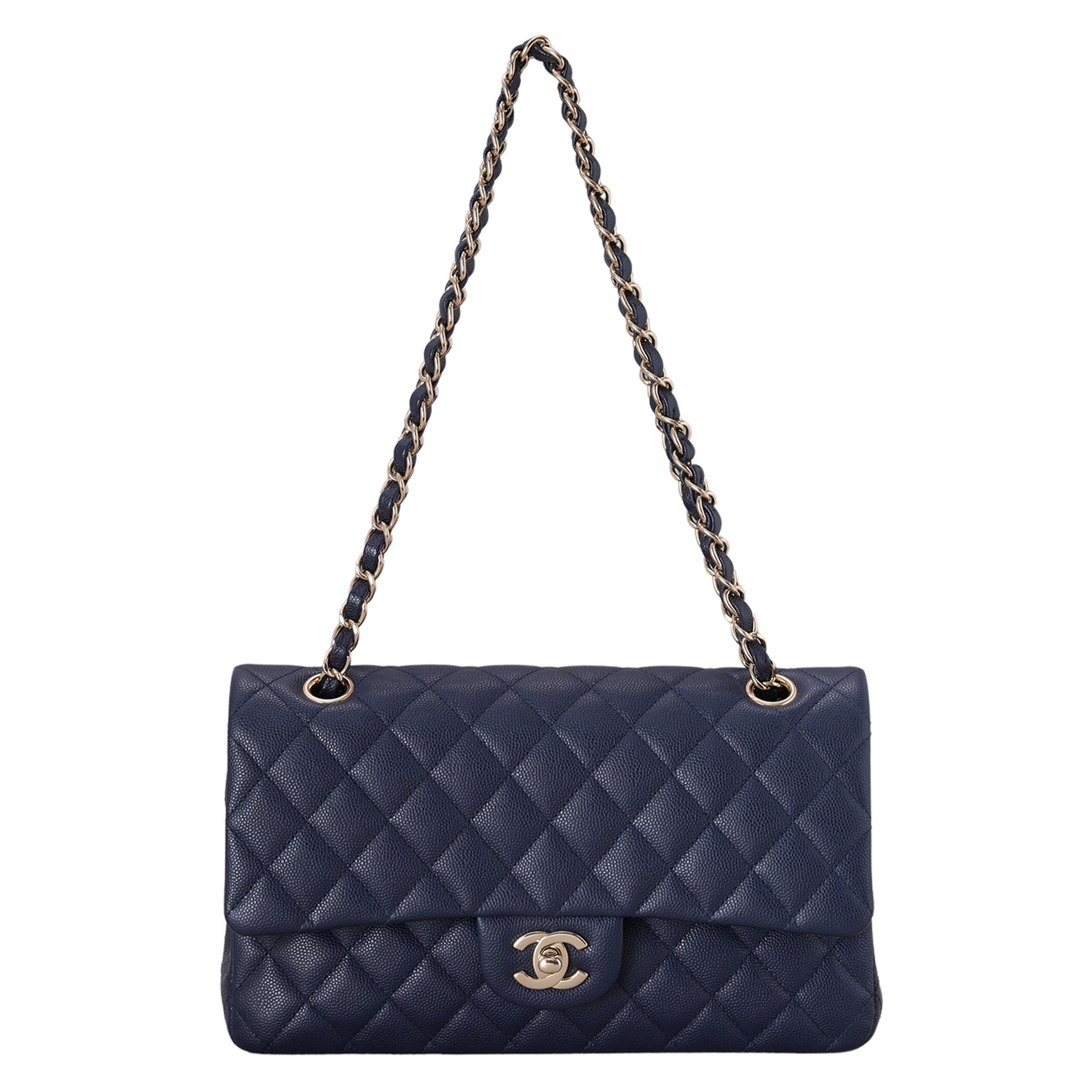 CHANEL(USED)샤넬 캐비어 클래식 미듐 플랩백